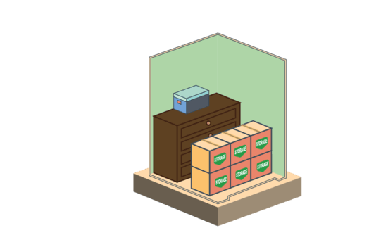 Self storage 4×4 illustration