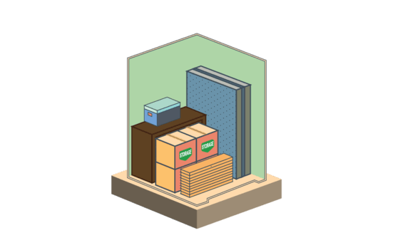 Self storage 5×5 illustration