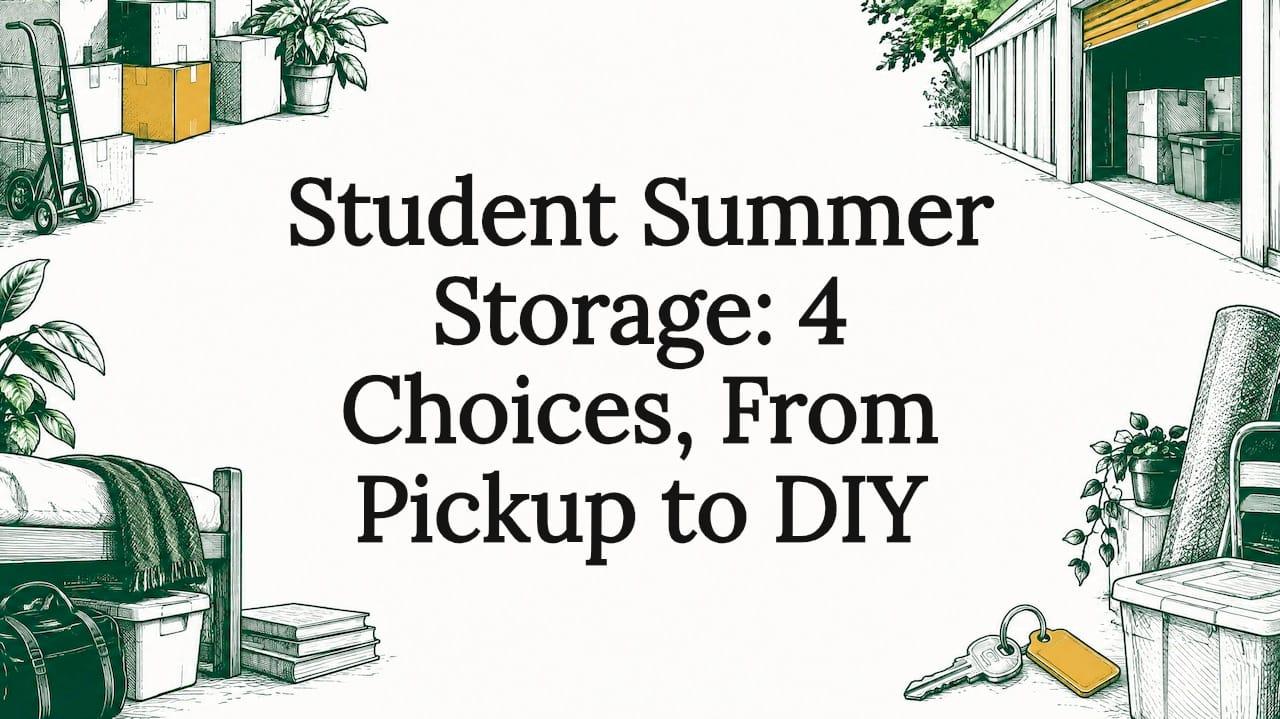 Student Summer Storage: 4 Choices, From Pickup to DIY